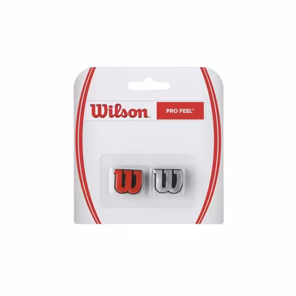ضربه گیر راکت ویلسون مدل Pro Feel Racquet Dampener, Red / Silver