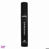 عطر جیبی مردانه پاشا مدل کاپیتان بلک حجم 24 میلی لیتر