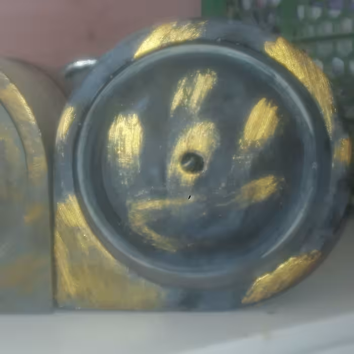 ساعت رومیزی سنگ مصنوعی           برندالماسی استون