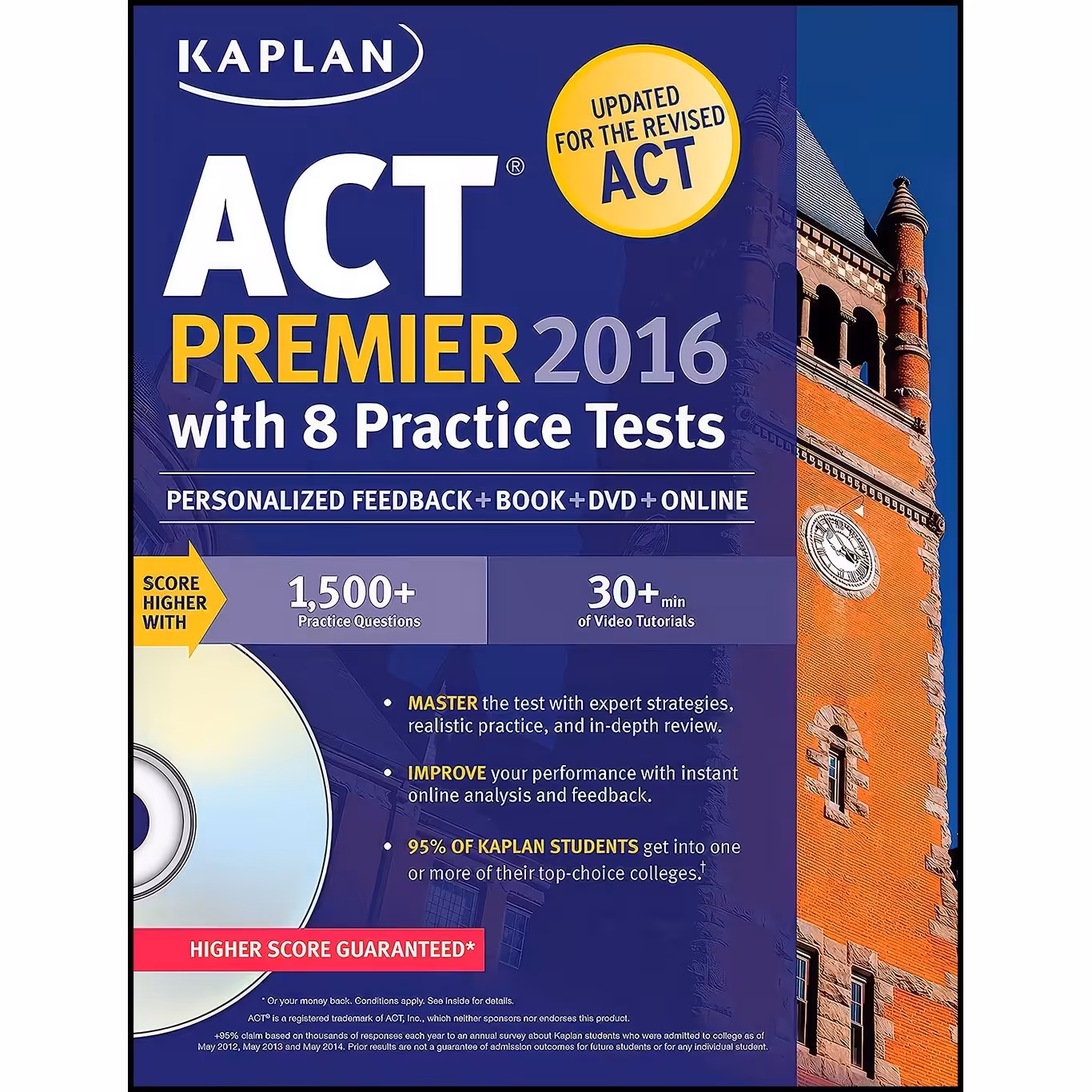 کتاب زبان اصلی Kaplan ACT Premier with Practice Tests اثر Kaplan Test Prep
