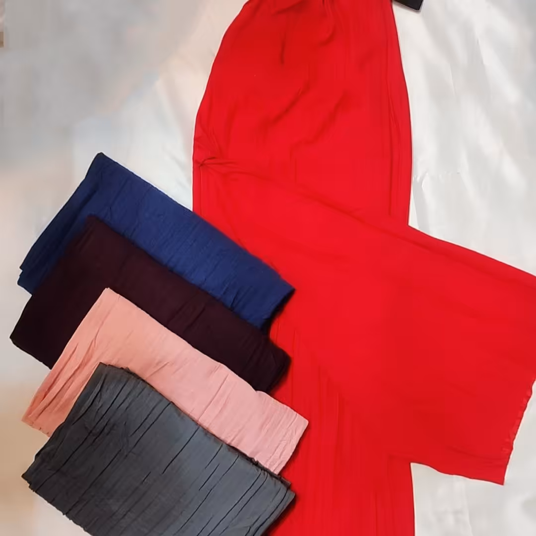 شلوار پلیسه قواره دار