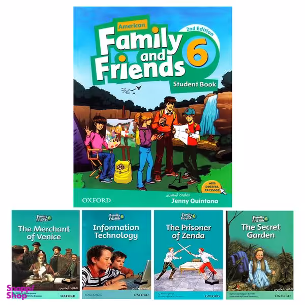 کتاب Family And Friends 6 اثر جمعی از نویسندگان انتشارات آرماندیس پنج جلدی