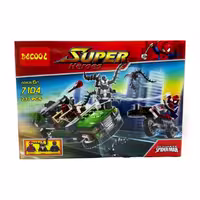 اسباب بازی ساختی لگو مدل Super Heroes قهرمان کد 7104 مارک دکول 