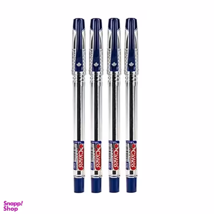 خودکار 1.0 کنکو مدل فینو بسته 4 عددی رنگ آبی