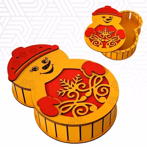 جعبه آدم برفی