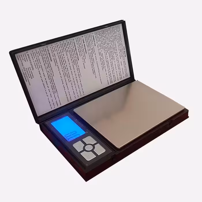 ترازو دیجیتالی جیبی نوت بوک مشکی