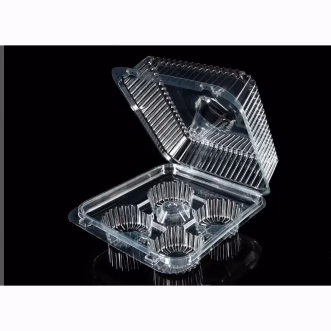 ظرف مافین 4 عددی ( ظرف موچی. ظرف کاپ کیک )