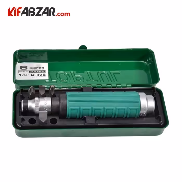 پیچ گوشتی تقه ای 6 عددی تاپ تول مدل GAAD0602