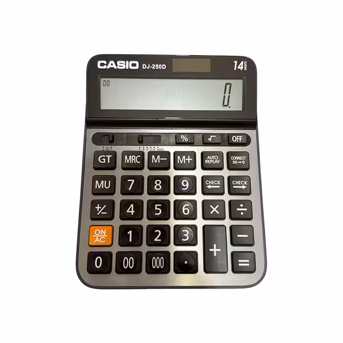 ماشین حساب کاسیو مدل DJ-250D