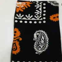 روسری سنتی لری (گلونی یک و نیم متری نخی)  با رنگهای شفاف و جذاب