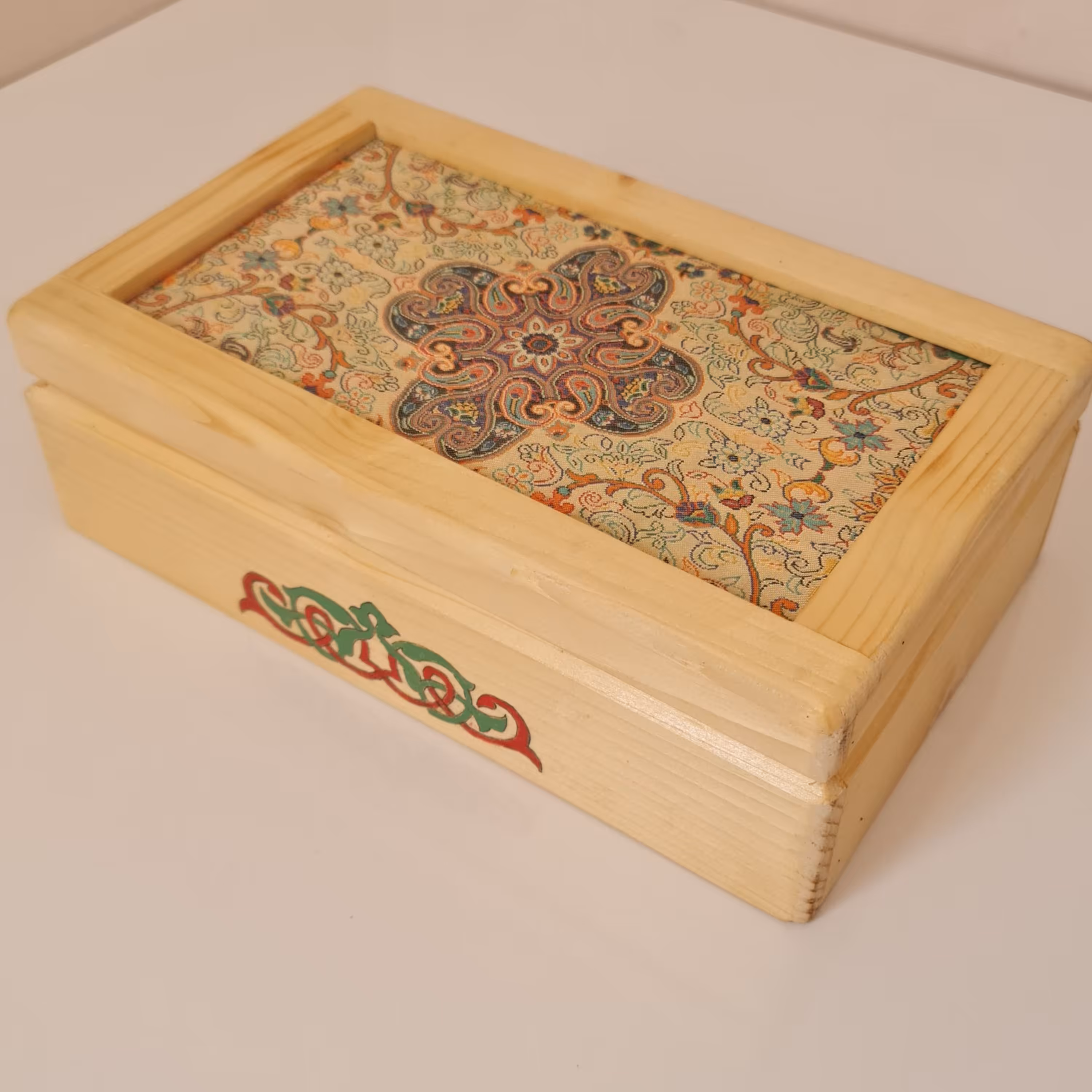 جعبه چوبی نگه دارنده چای و دمنوش جعبه زیورآلات