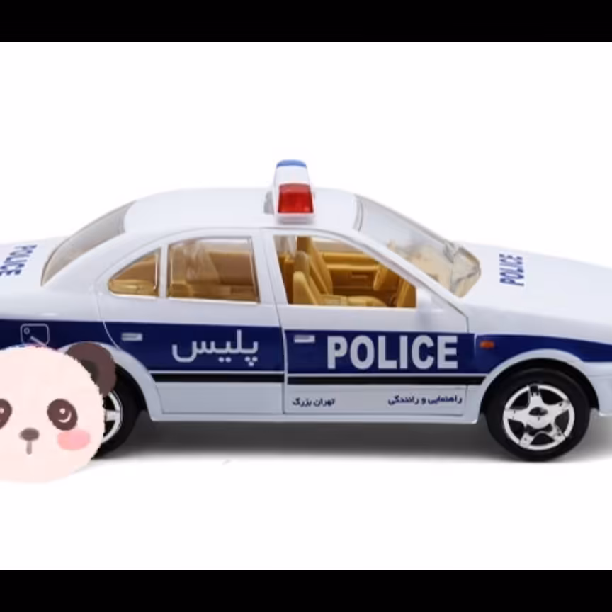 ماشین پلیس درب باز شو