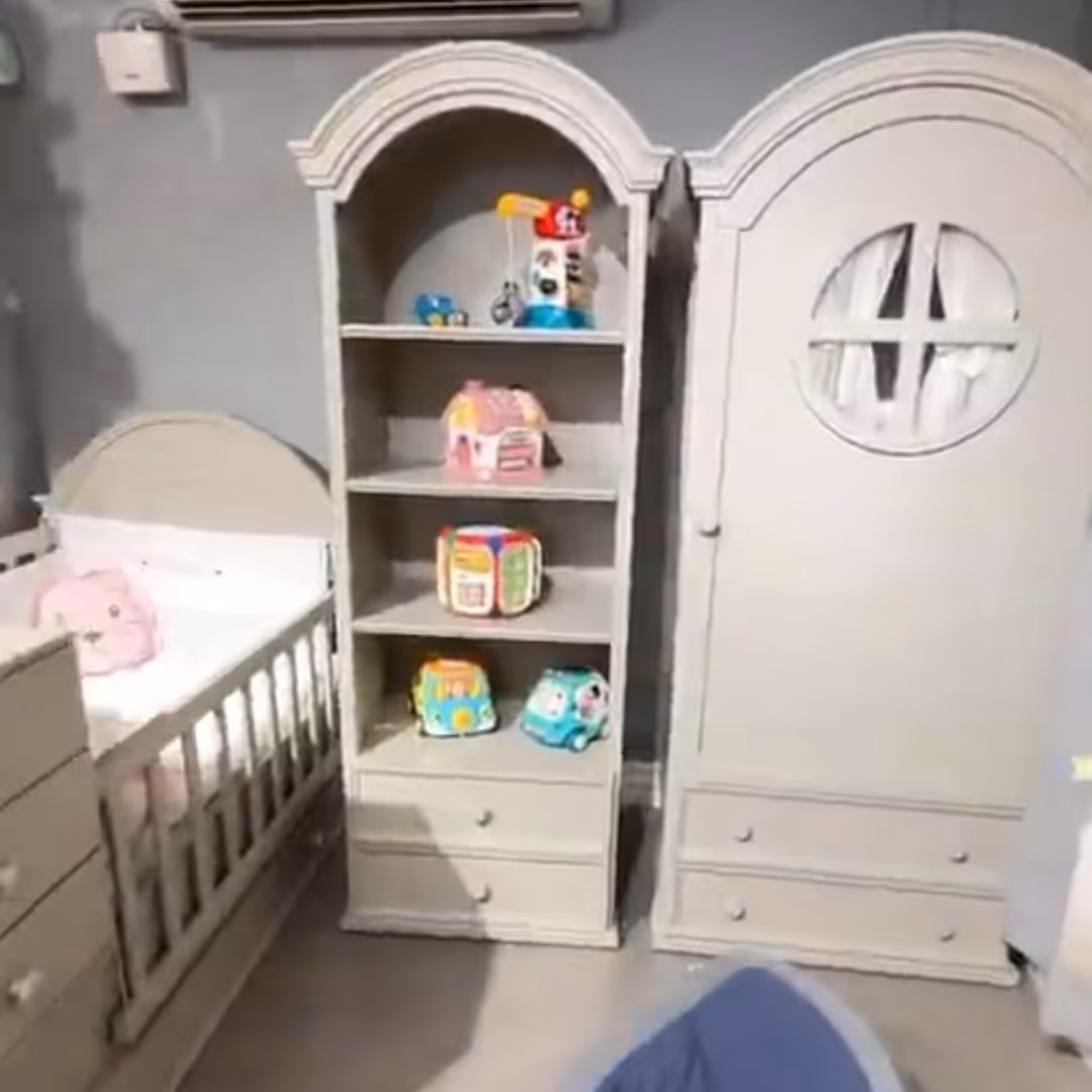 سرویس چوب نوزاد سیسمونی و تخت بزرگسال