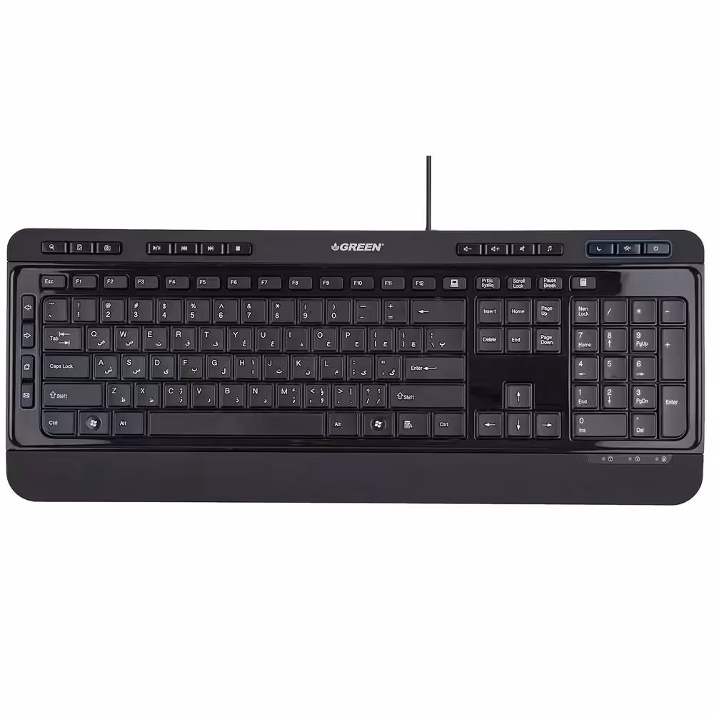 کیبورد گرین مدل GK-502 با حروف فارسی