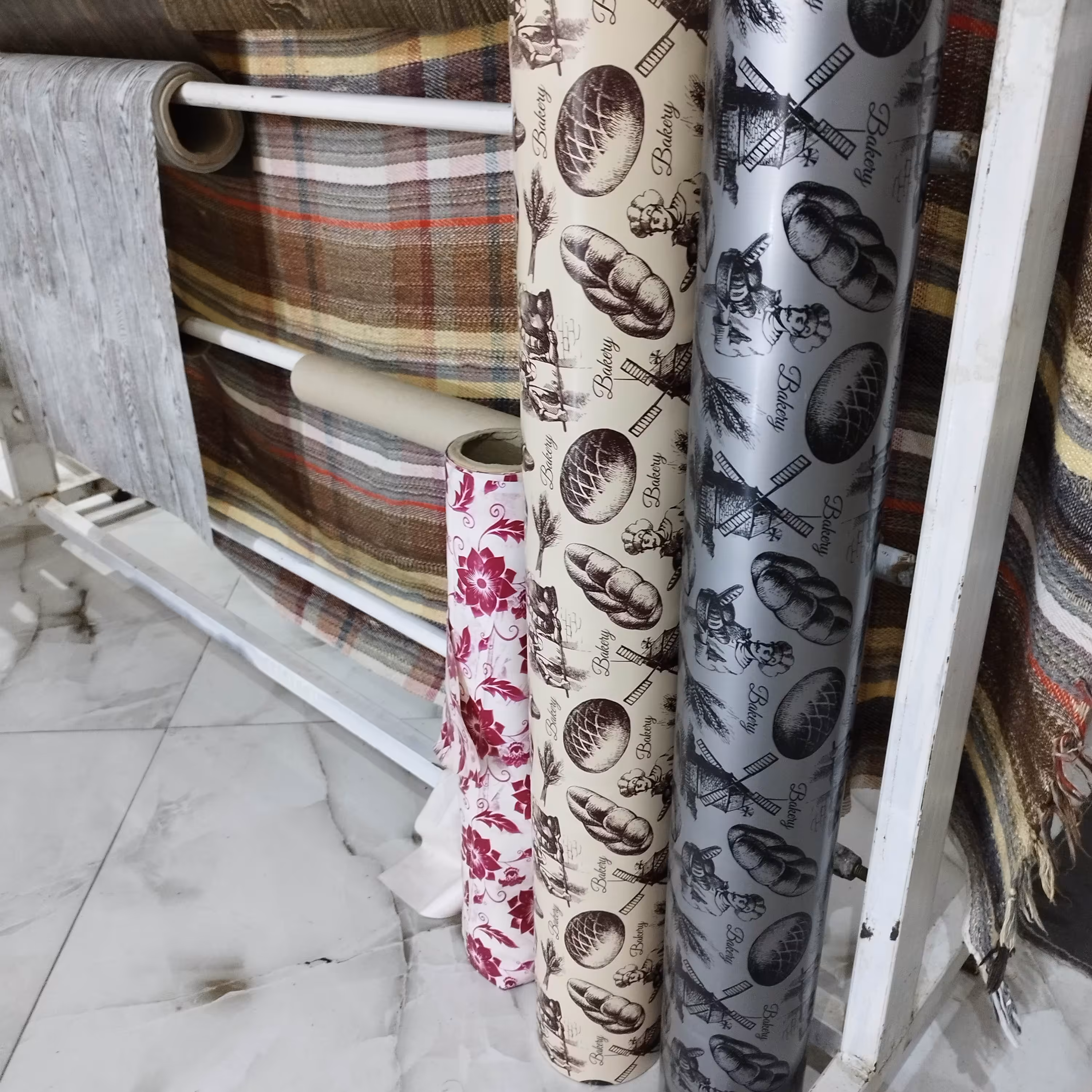 چرم زیر بخاری در دورنگ با عرض 82 سانتی 