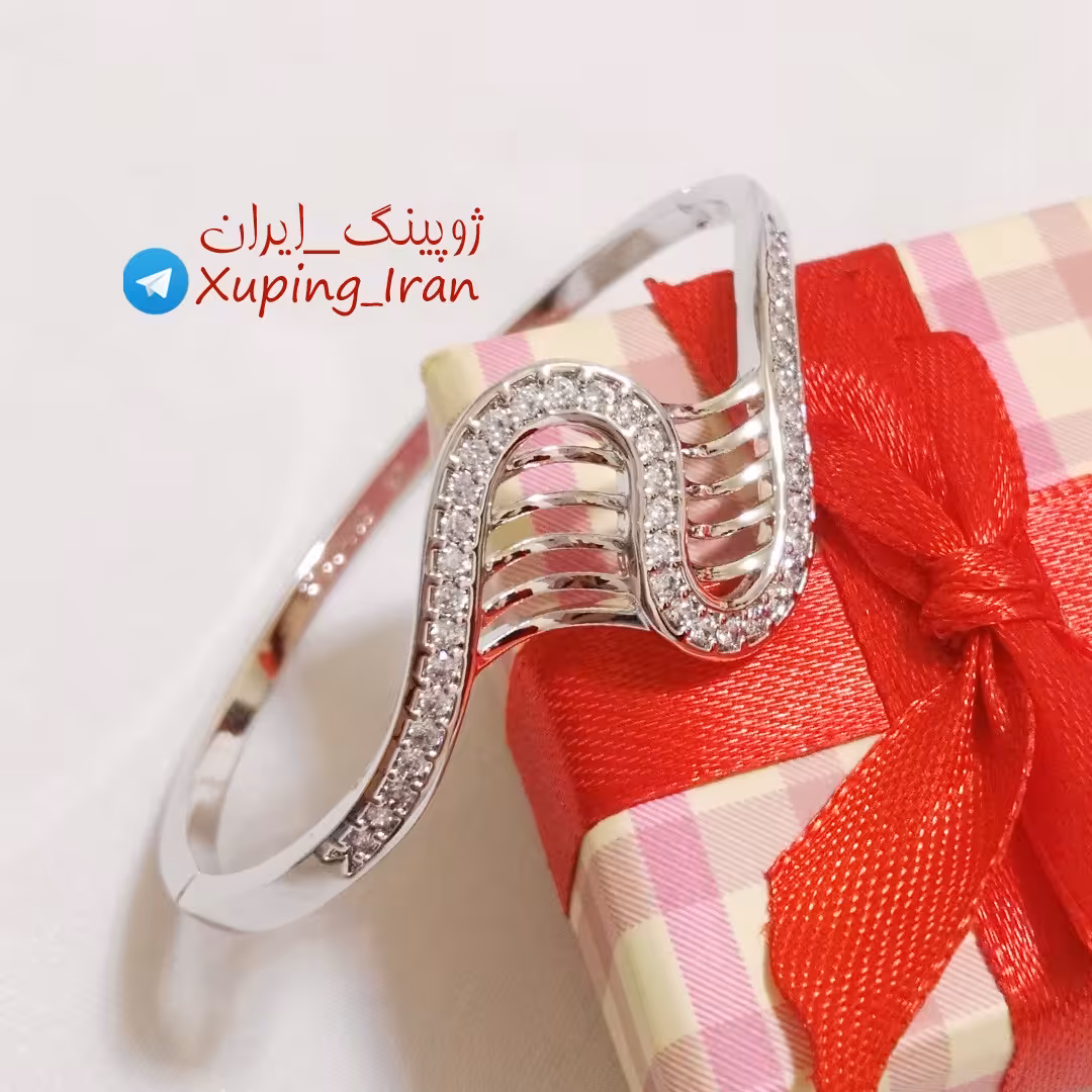 دستبند النگویی ژوپینگ سفید مارک Xuping