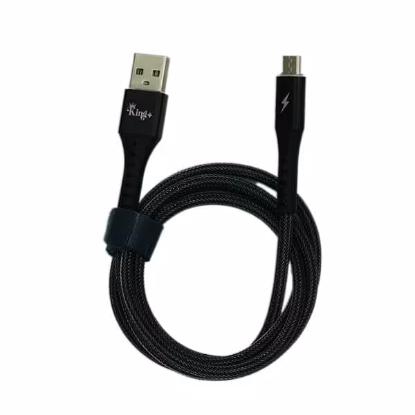 کابل تبدیلUSB به MicroUSBکینگ پلاس مدل HK-01 طول 1متر
