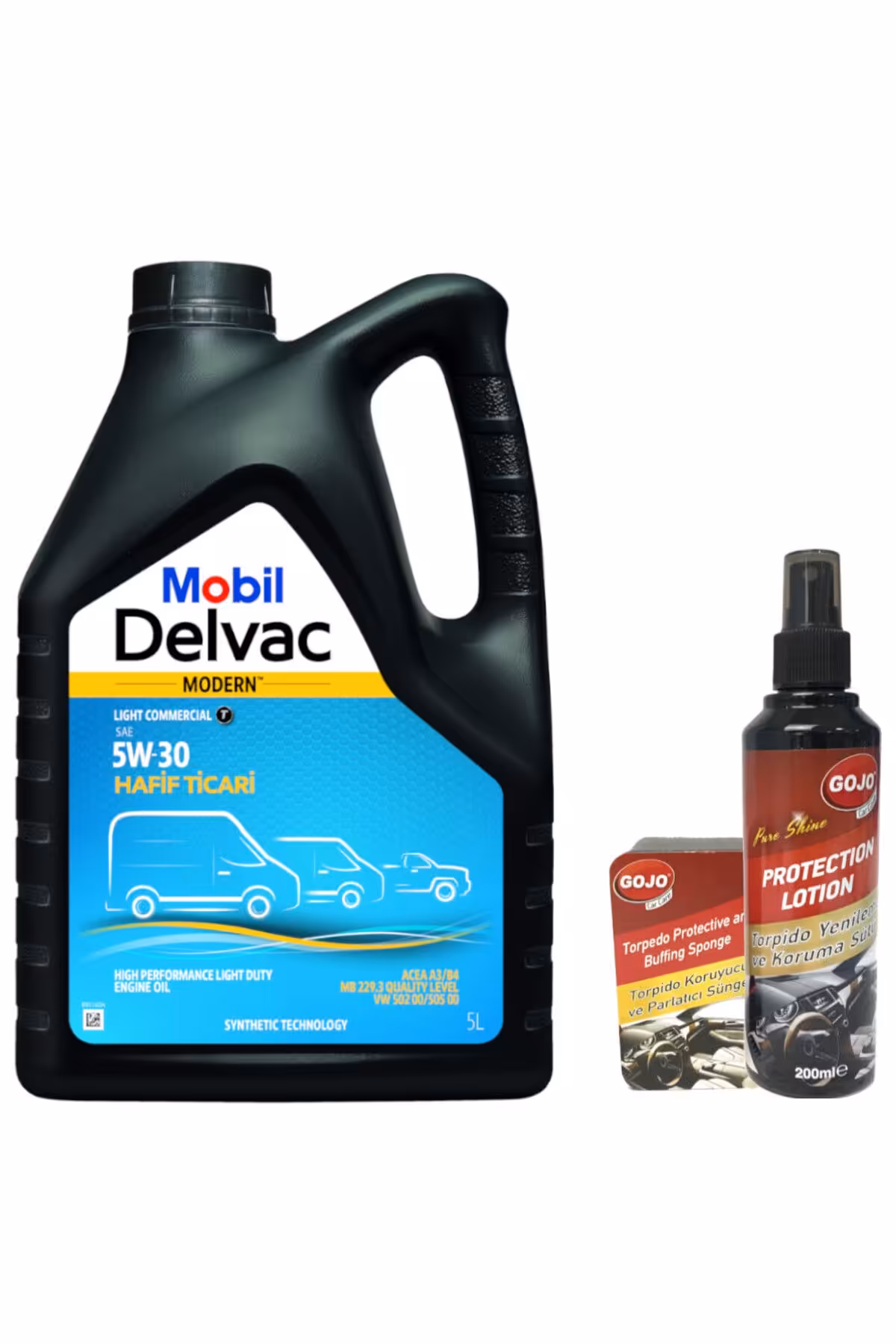 روغن و مکمل موتور DELVAC MODERN LIGHT COMMERCIAL T 5W 30 5 L UT: 2023 Mobil