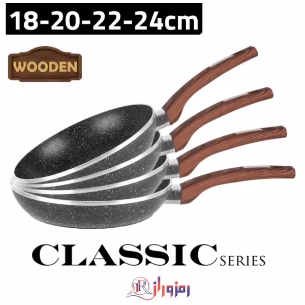 سرویس ماهیتابه 4 عددی گرانیت زیو مدل  ZFS-8115