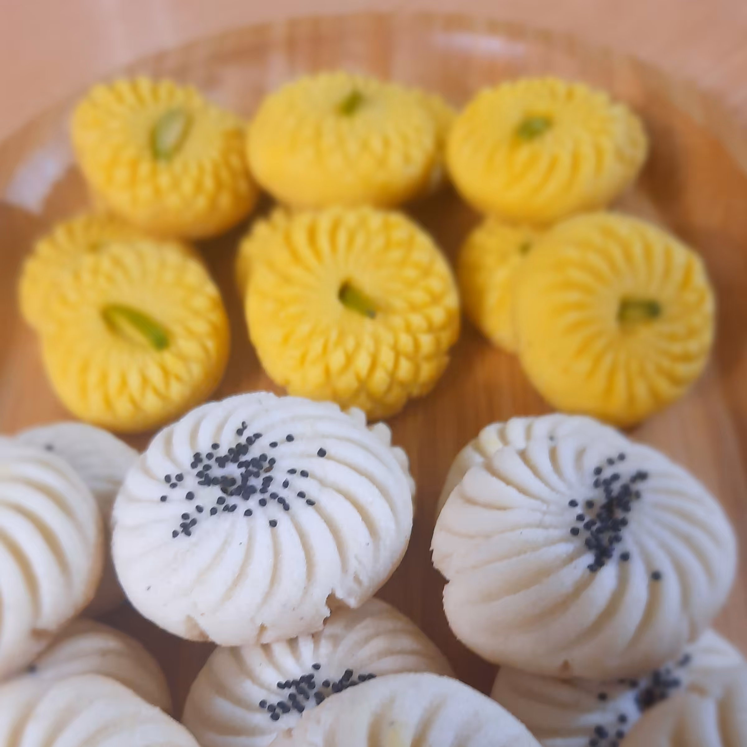 شیرینی برنجی خانگی قزوینی بسته 500 گرمی