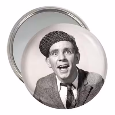 آینه جیبی خندالو مدل نورمن ویزدوم Norman Wisdom کد 10059