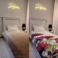 لحاف یک نفره طرح گل قرمز