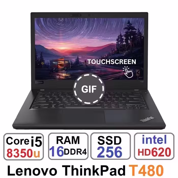 لپ تاپ لنوو Lenovo ThinkPad T480 صفحه لمسی رم16