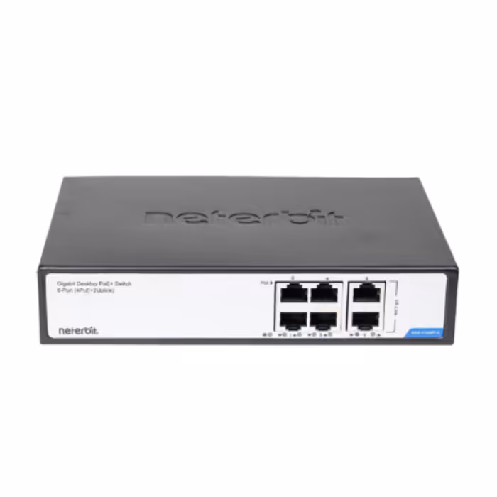 سوئیچ غیرمدیریتی 6 پورت نتربیت مدل NGS-F1006P-C