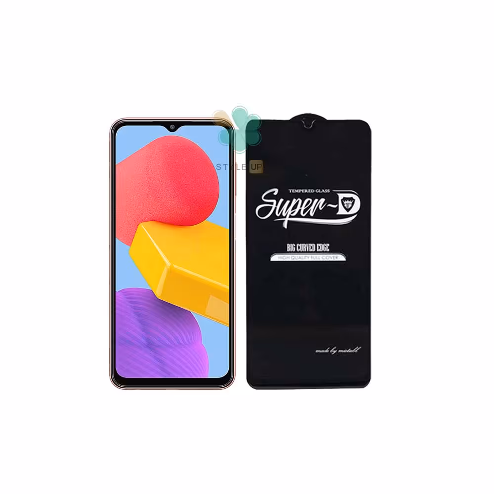 گلس گوشی سامسونگ Samsung Galaxy M13 4G تمام صفحه Super D