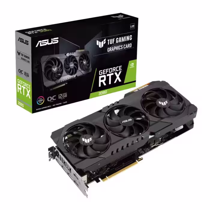 کارت گرافیک ایسوس TUF Gaming GeForce RTX 3080 OC Edition 12GB