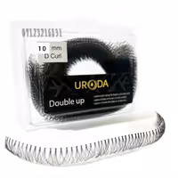 مژه ریسه uroda ابریشمی کره ای سایز 10