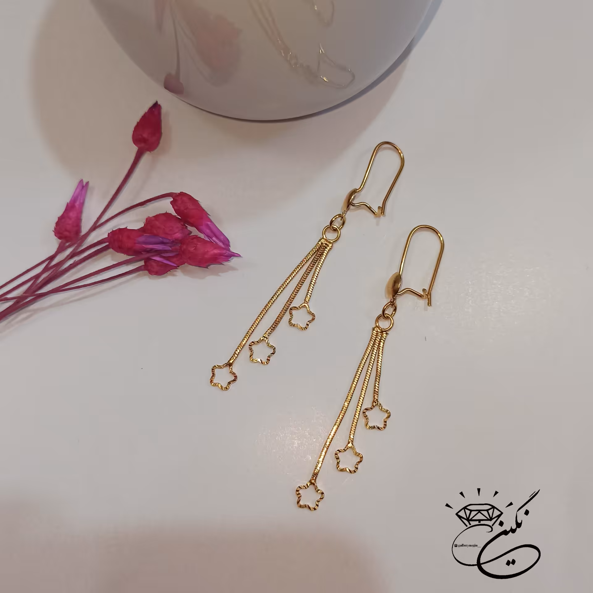 گوشواره رشته ای