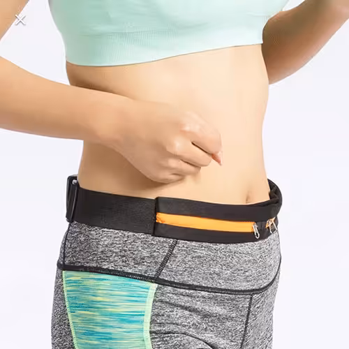 کیف کمری موبایل لوله ای دوبل KF-K503