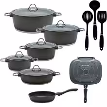 سرویس پخت و پز 16 پارچه یونیک طرح مونیخ کد 7648