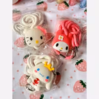 بند آویز گردنی گوشی موبایل تلفن کیتی ملودی سینامورول فانتزی کیوت دخترانه گوگولی خاص و جذاب کاربردی 