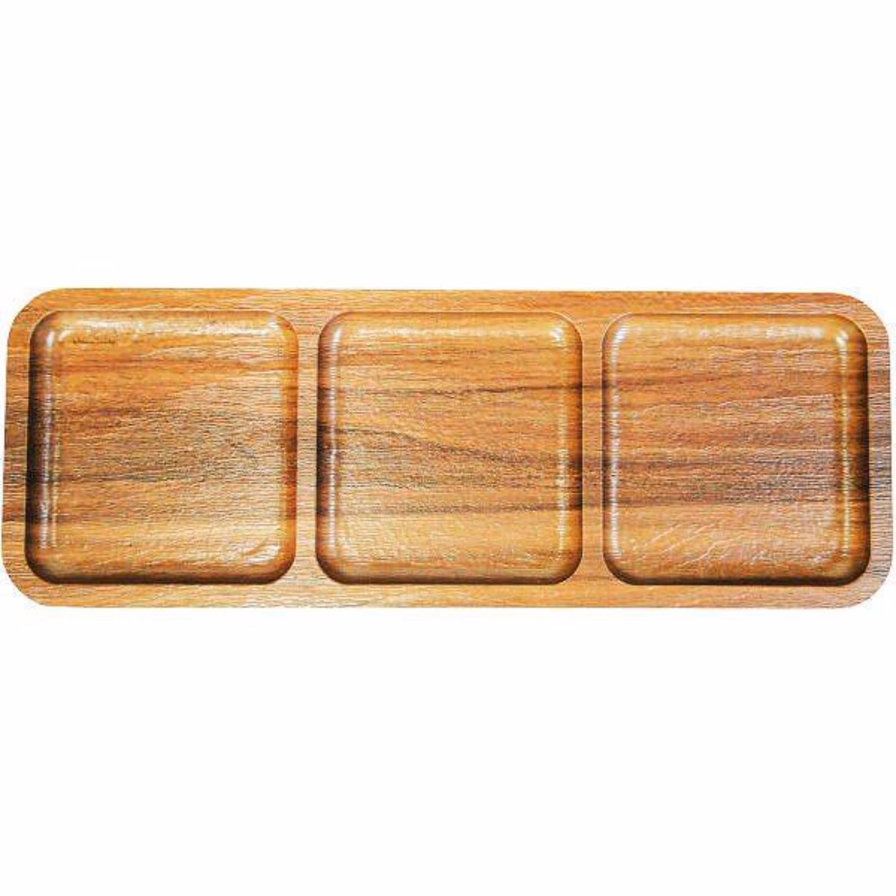 اردو خوری و تخته سرو غذا و تنقلات و سه خانه خطی مستطیل شکل چوبی چوب روس ضد آب  قابل استفاده در همه منازل و رستوران