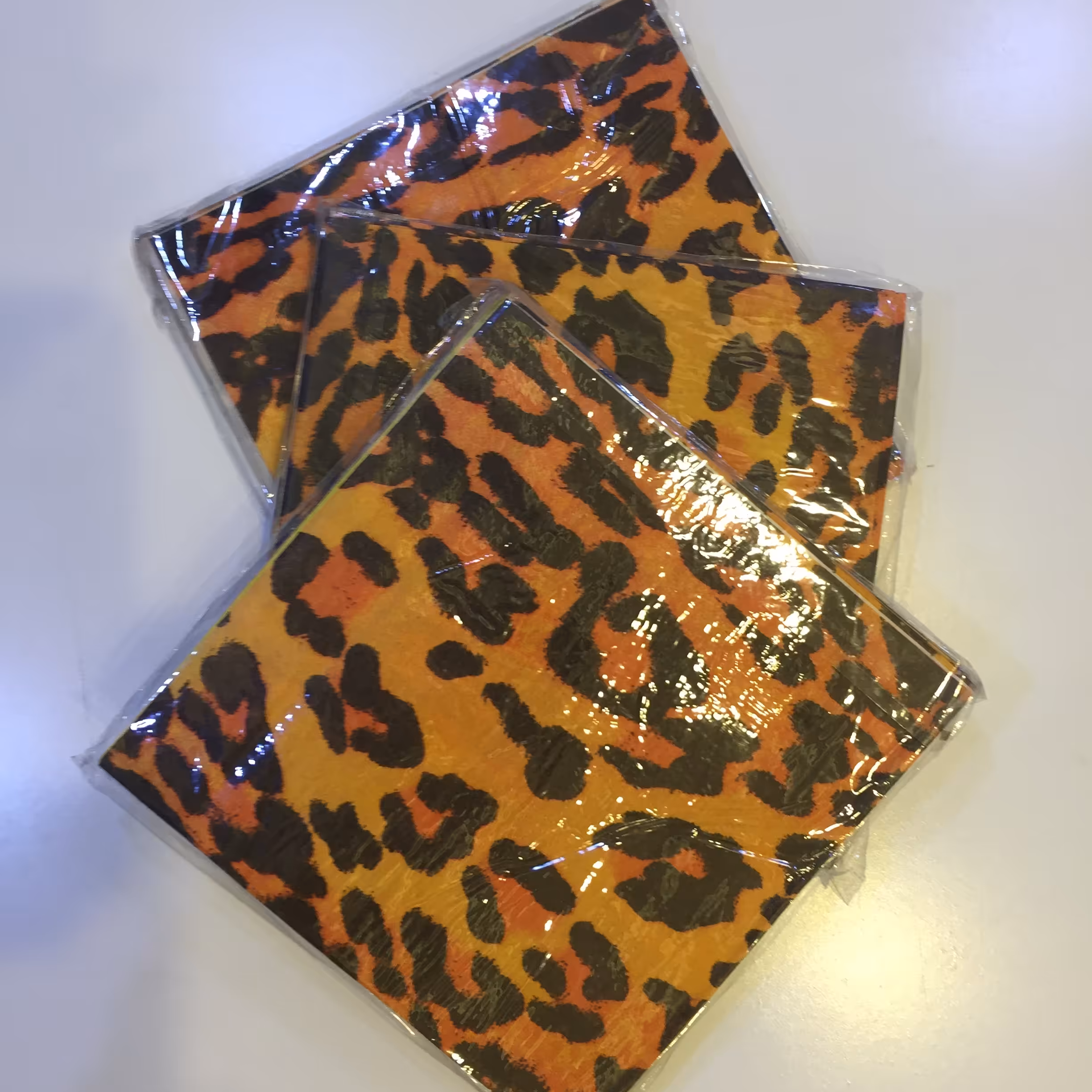 دستمال سفره پلنگی