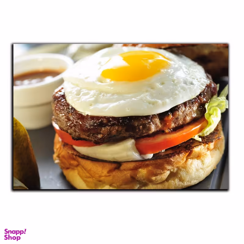 تابلو شاسی بکلیت طرح فست فود همبرگر مدل SH-4979