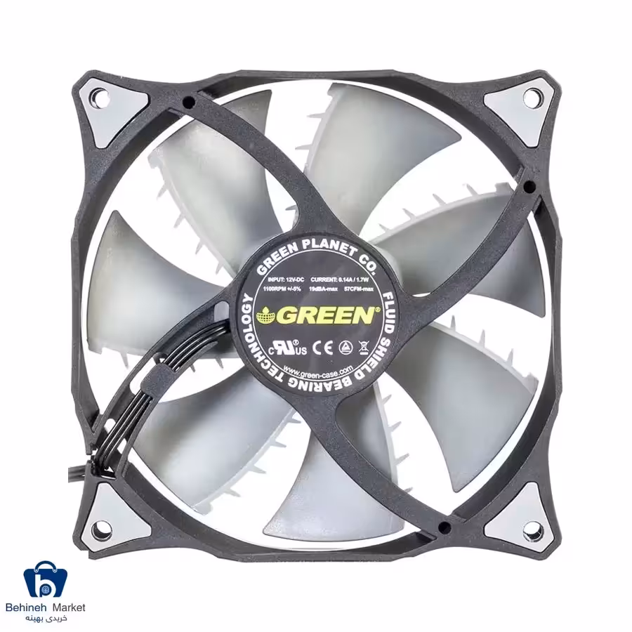 فن کیس گرین مدل GF120-FSB