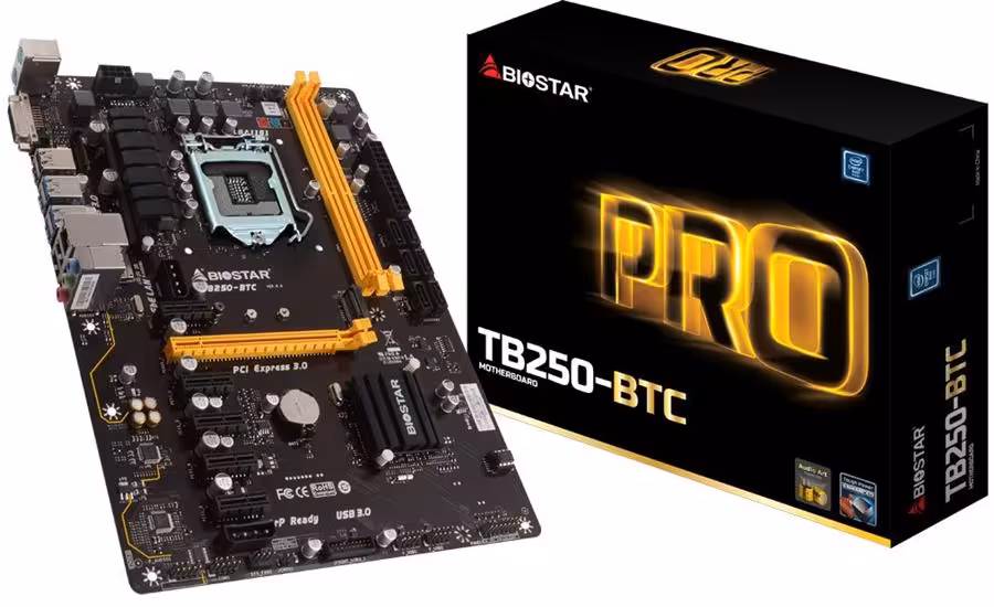 مادربرد بایوستار مدل تی بی 250 بی تی سی