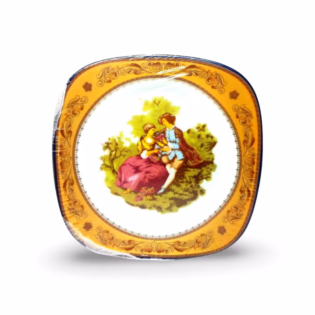 سرویس لمونژ ( لیلی و مجنون) مدل پلوخوری مربع پکیج 6 عددی