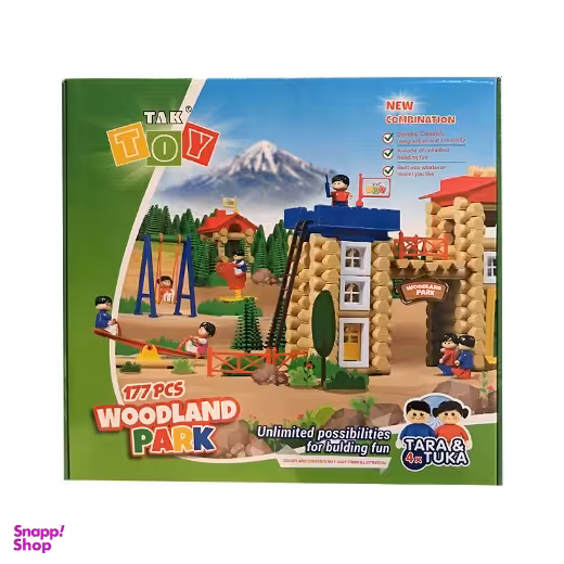 بازی فکری کلبه جنگلی تک توی (Tak Toy) بسته 177 تکه