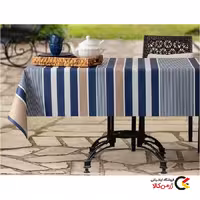 سفره رومیزی ترک 4 نفره طرح راه راه برند مادام کوکو