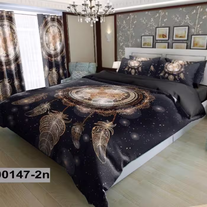 سرویس روتختی 2 نفره تنسل چاپی برندترک لند(Turk Land) z 147
