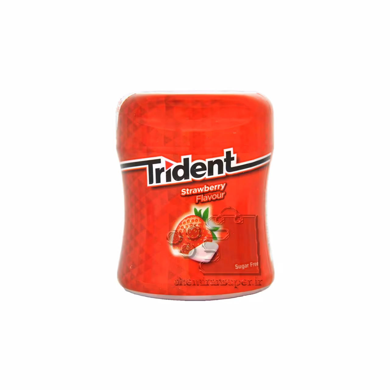 آدامس توت فرنگی ( بدون شکر ) 80 گرم تریدنت - trident