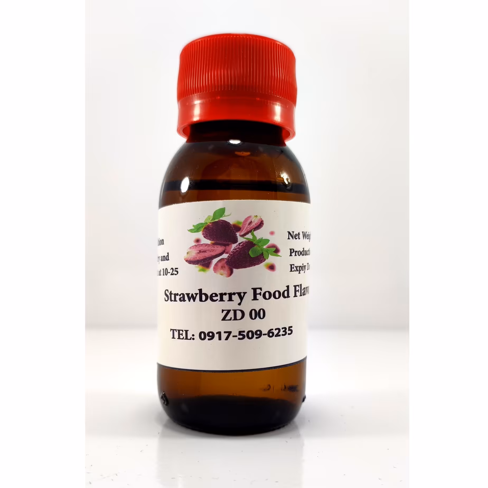 اسانس خوراکی توت فرنگی ( مایع) 60 گرمی 