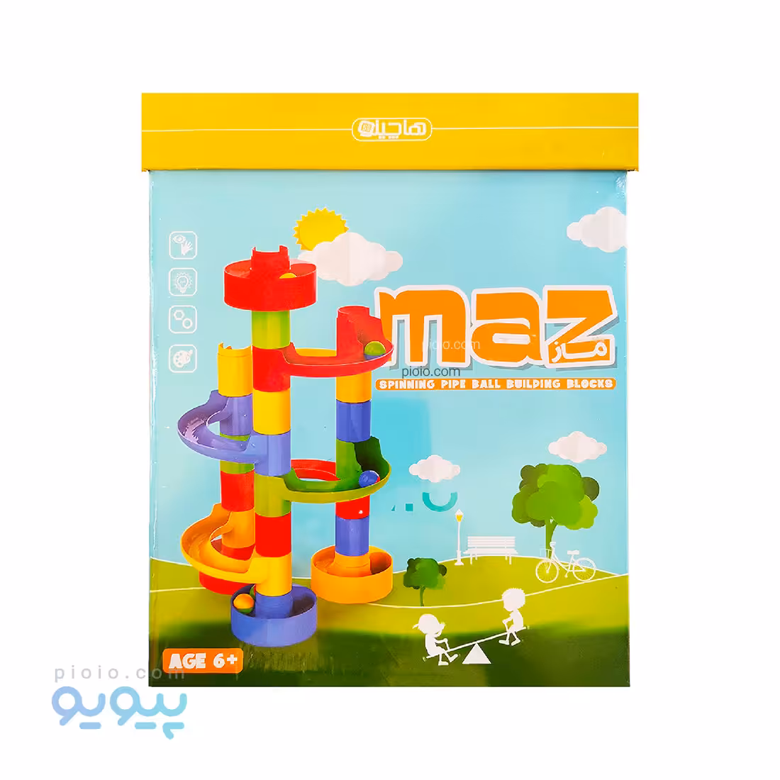 بازی ساختنی ماز 24 قطعه جعبه ای