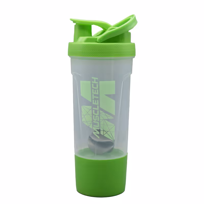 شیکر ورزشی دو تیکه ماسل تک مدل Kia شفاف درب ضامنی ظرفیت 0.7 لیتر