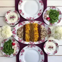 سرویس چینی زرین آران (درجه یک) چینی گل قرمز 28 پارچه 6 نفره ارسال بصورت پس کرایه