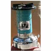 بخاری نفتی قدیمی پایه استیل 